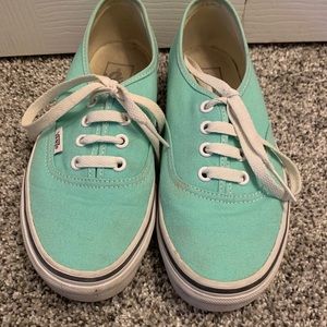 Teal Vans; FREE SHIPPING
